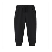 Toddler Boy Sweatpants Solid Color Jogger Pants Fashion Running Athletic Pants Children Clothing